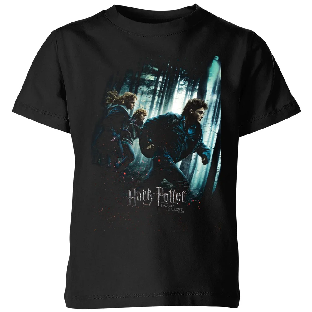Harry Potter Deathly Hallows Part 1 Kids' T-Shirt - Black - 3-4 Jahre Bild 1