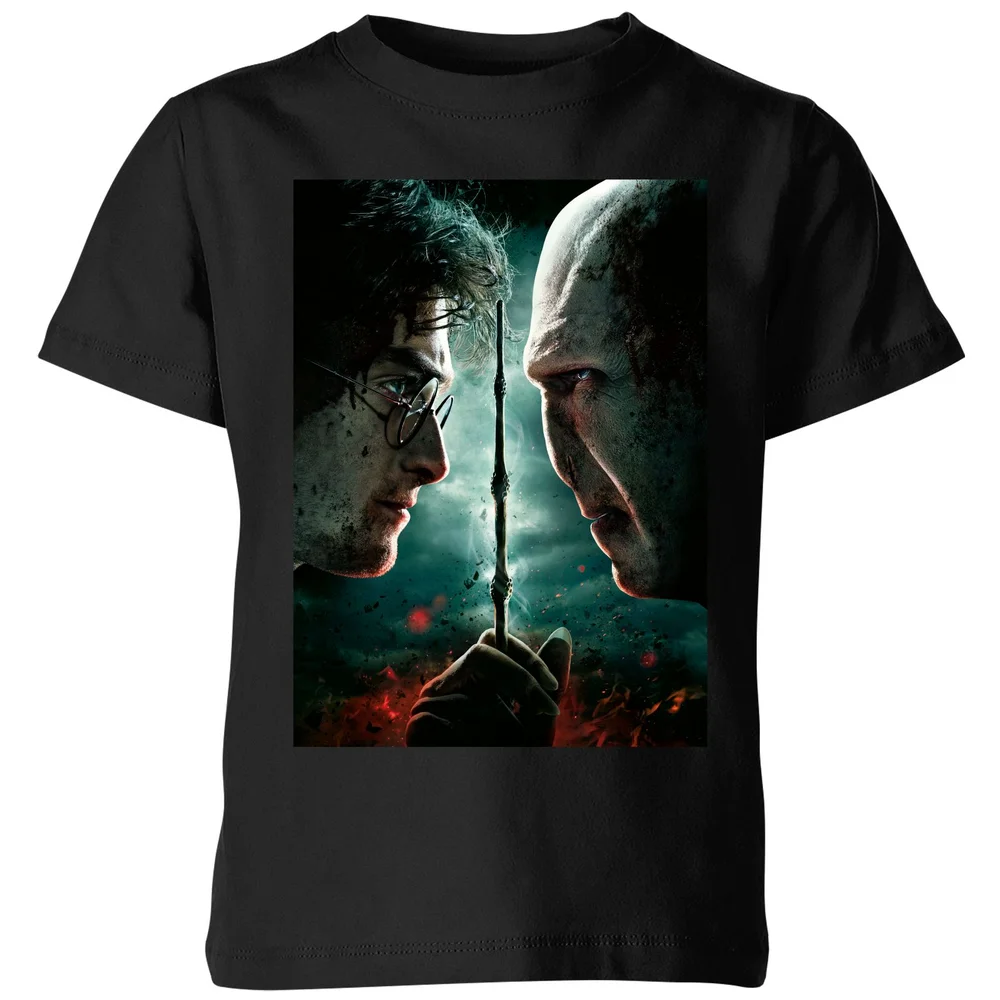 Harry Potter Deathly Hallows - Part 2 Kids' T-Shirt - Black - 3-4 Jahre Bild 1