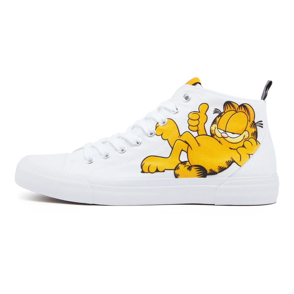 Akedo x Garfield High Top - White - UK 3 / EU 35.5 / US Men's 3.5 / Women's 5 Bild 1