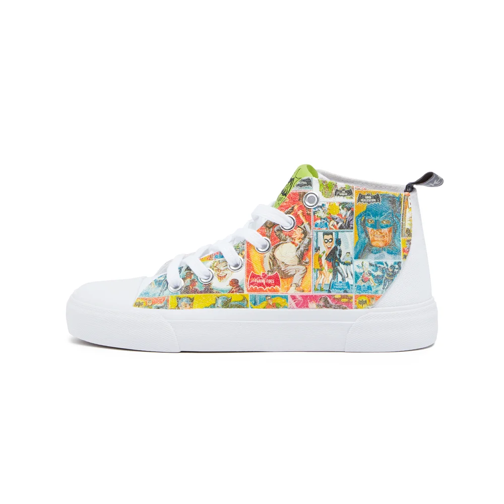 Akedo x DC Comics Batman Classic Kids' High Top - White - UK Kids 10 / EU28 Bild 1