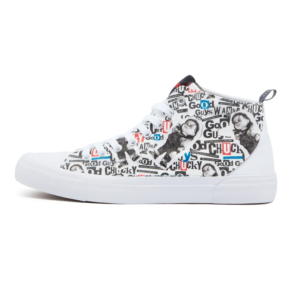 Akedo x Chucky Ransom High Top - White - UK 3 / EU 35.5 / US Men's 3.5 / Women's 5 Bild 1
