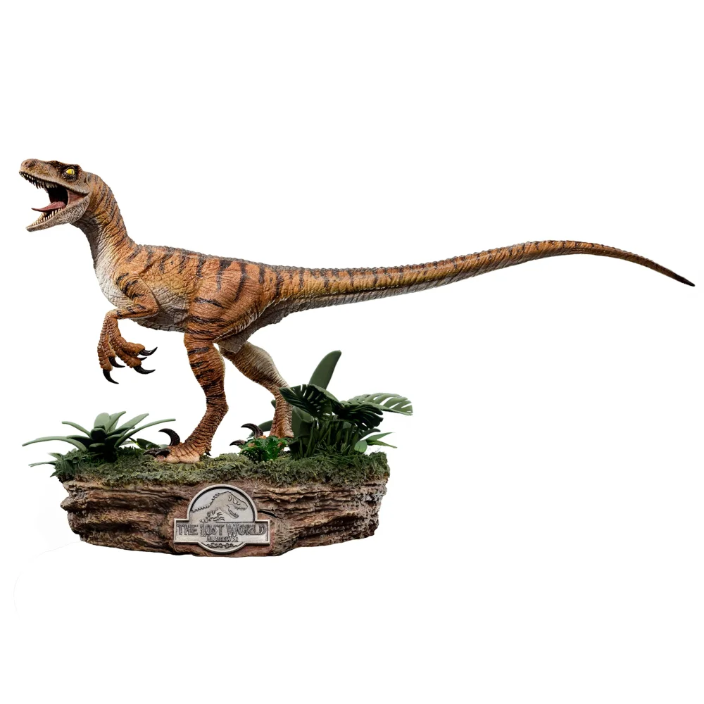 Iron Studios Jurassic Park Jurassic World Velociraptor Deluxe Statue Bild 1