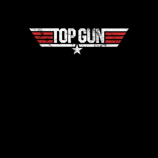 Top Gun Classic Logo Unisex T-Shirt - Black