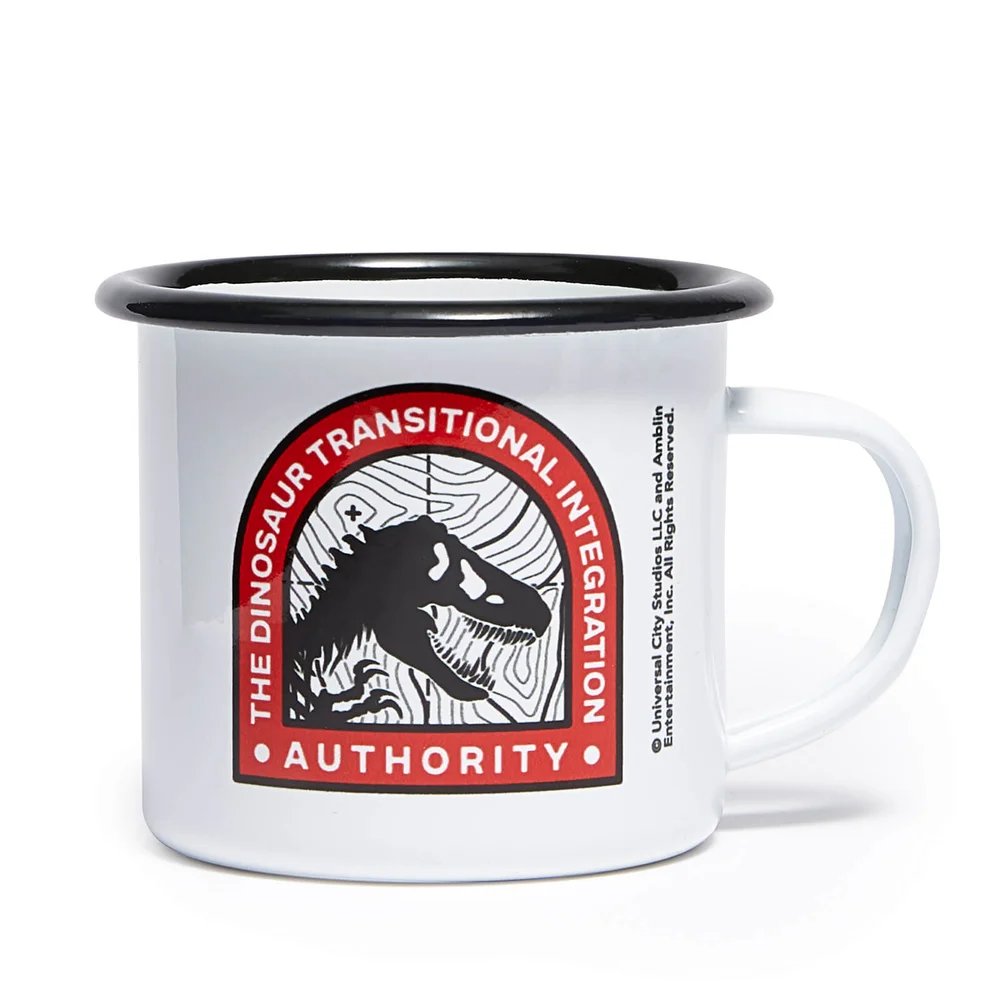 Jurassic World DTIA Badge Enamel Mug - White Bild 1