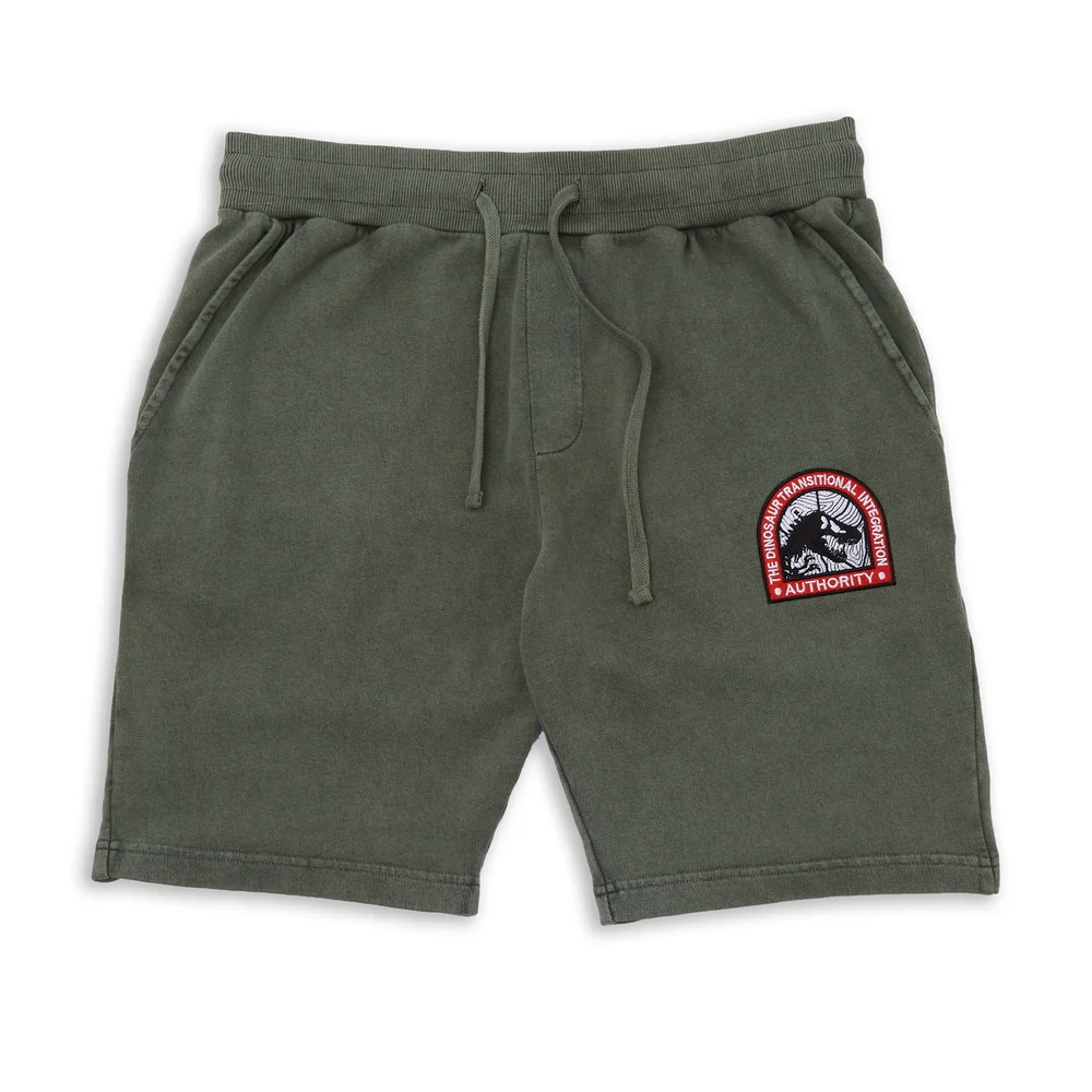 Jurassic World DTIA Ranger Embroidered Unisex Jog Shorts - Khaki - XS Bild 1