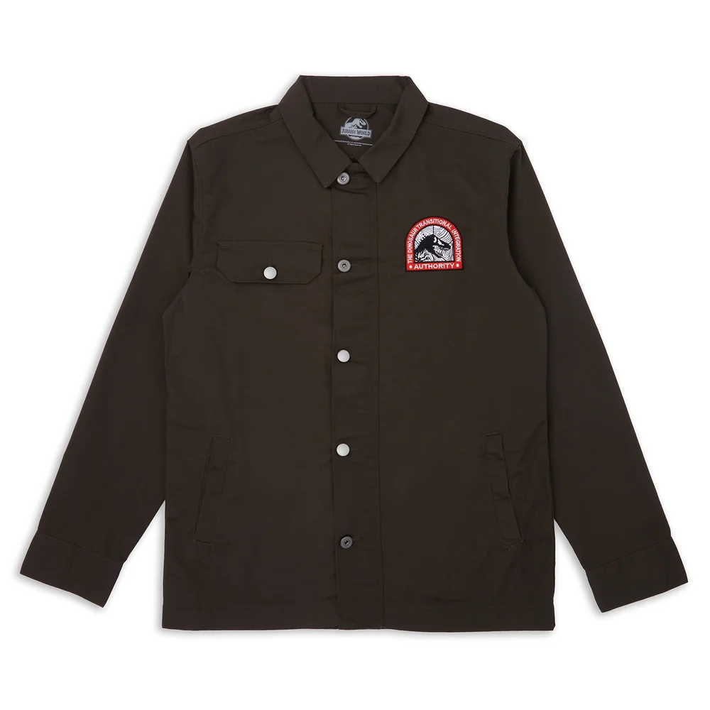 Jurassic World DTIA Ranger Embroidered Unisex Utility Shacket - Khaki - XS Bild 1