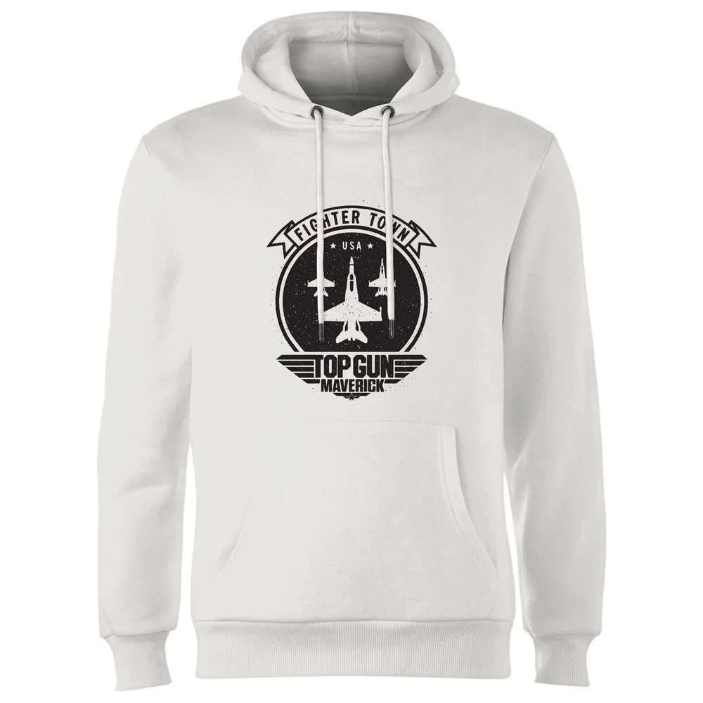 Top Gun Maverick Fighter Town USA Hoodie - White - S Bild 1