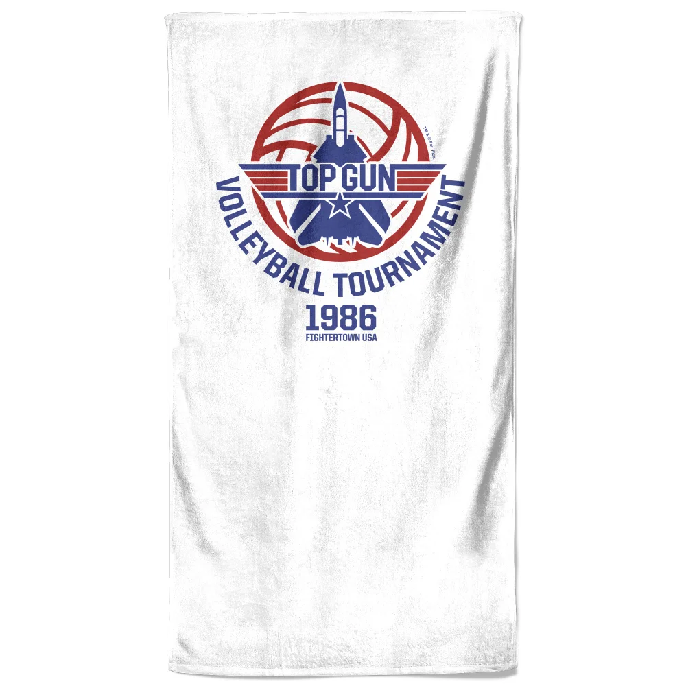 Top Gun Volleyball Tournament Beach Towel Bild 1