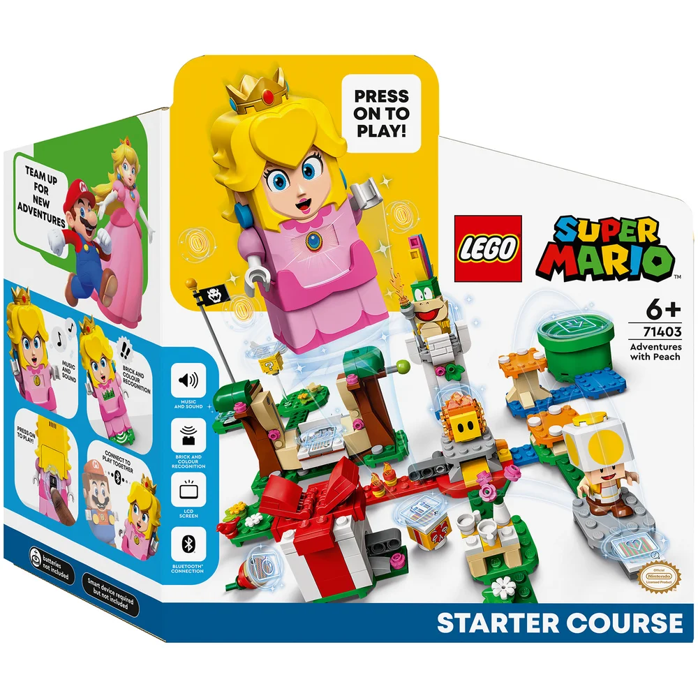 LEGO Super Mario Abenteuer mit Peach – Starterset, interaktive Figur (71403) Bild 1