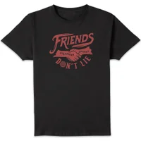 Stranger Things Friends Don't Lie Unisex T-Shirt - Black