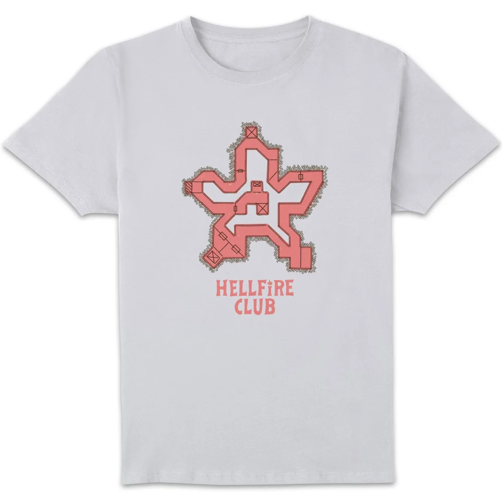 Stranger Things Map Unisex T-Shirt - White - S Bild 1