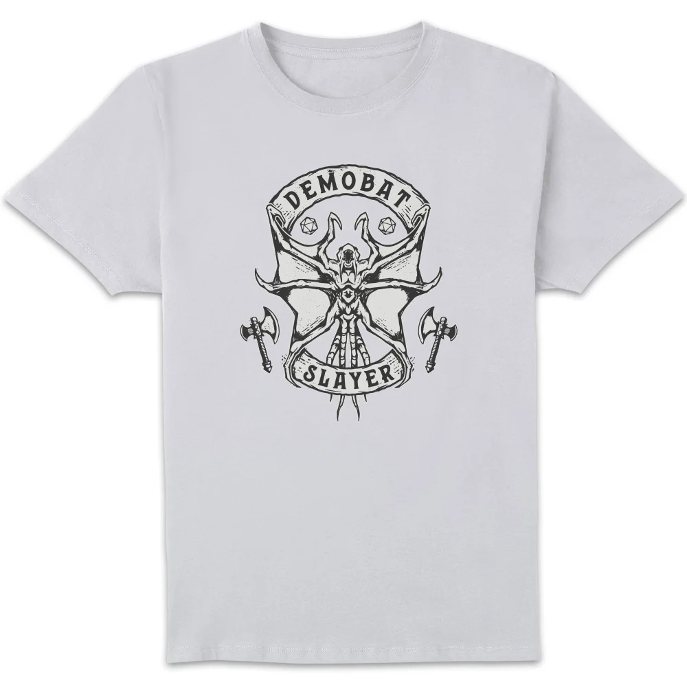 Stranger Things Demobat Slayer Unisex T-Shirt - White - S Bild 1