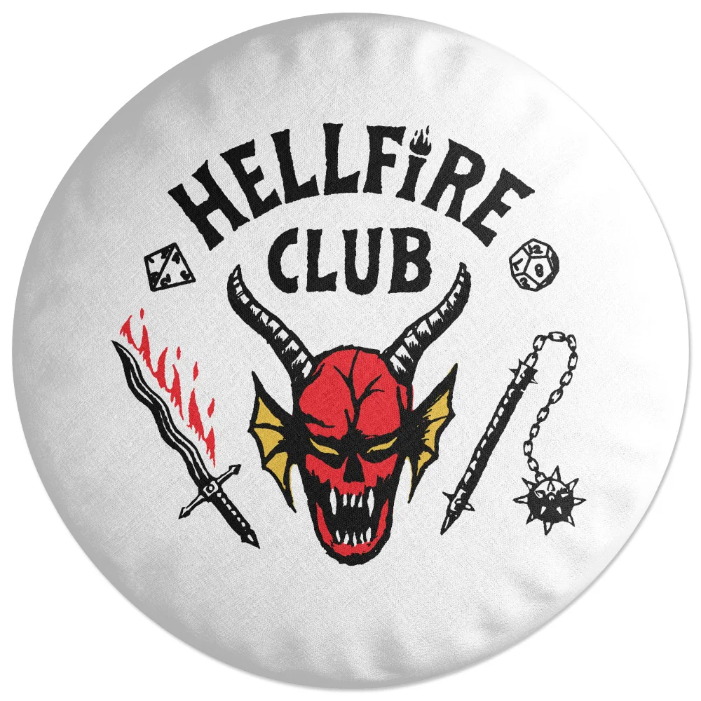 Stranger Things Hellfire Club Round Cushion Bild 1