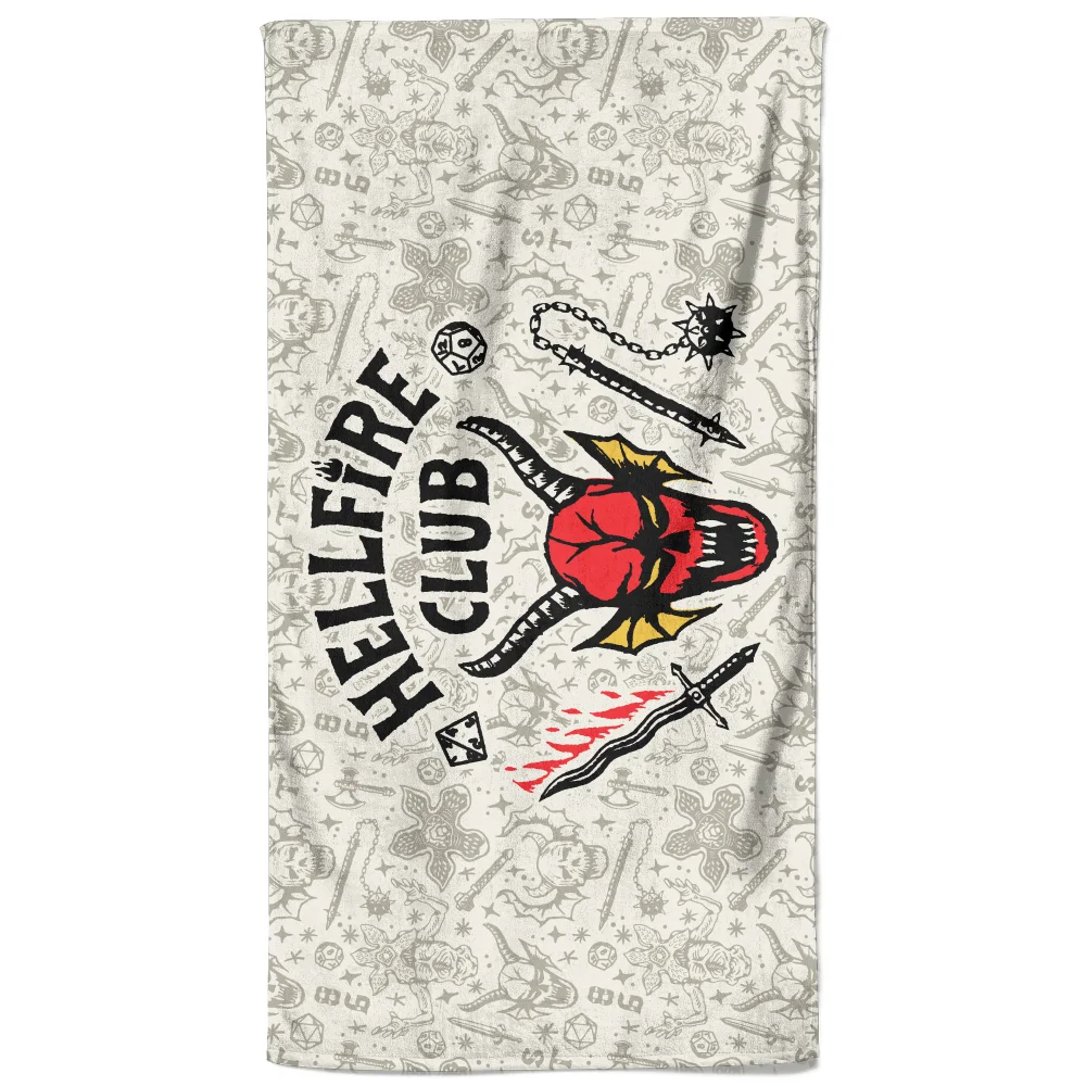 Stranger Things Hellfire Club Beach Towel Bild 1