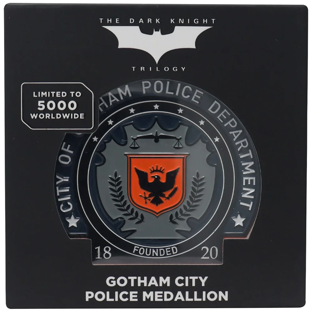 Fanattik DC Gotham City Police Badge Limited Edition Medallion Bild 1