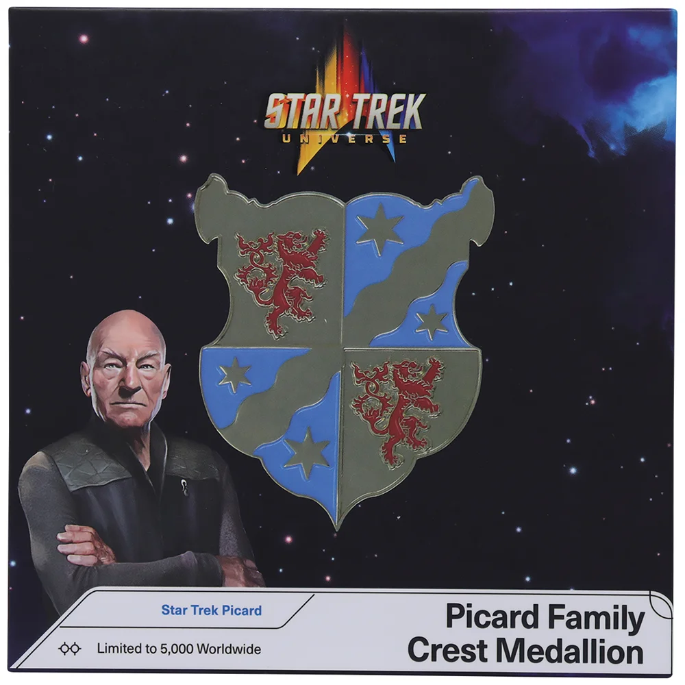 Fanattik Star Trek Picard Family Crest Limited Edition Medallion Bild 1
