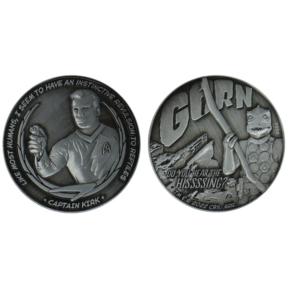 Fanattik Star Trek Captain Kirk and Gorn Limited Edition Collectible Coin Bild 1