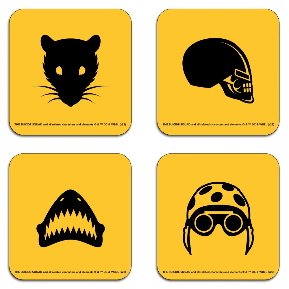 Suicide Squad Icons Coaster Set Bild 1