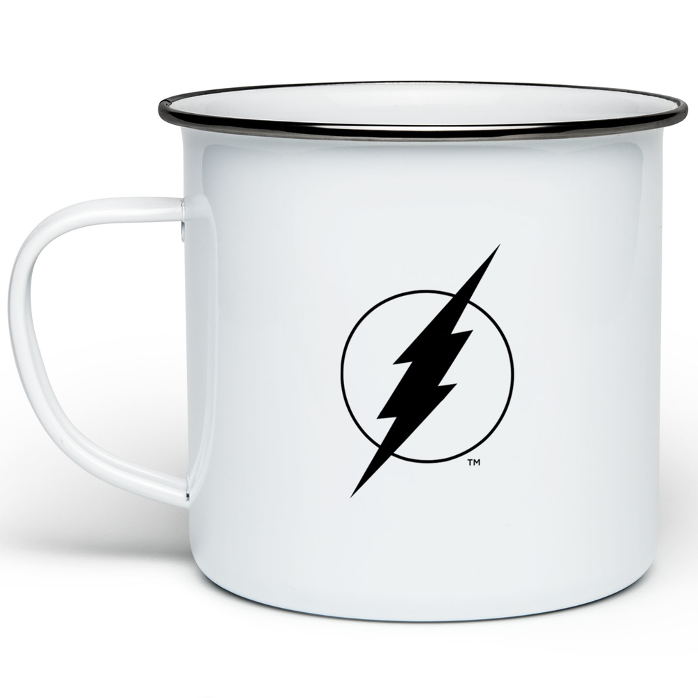 The Flash Logo Enamel Mug - White Bild 1