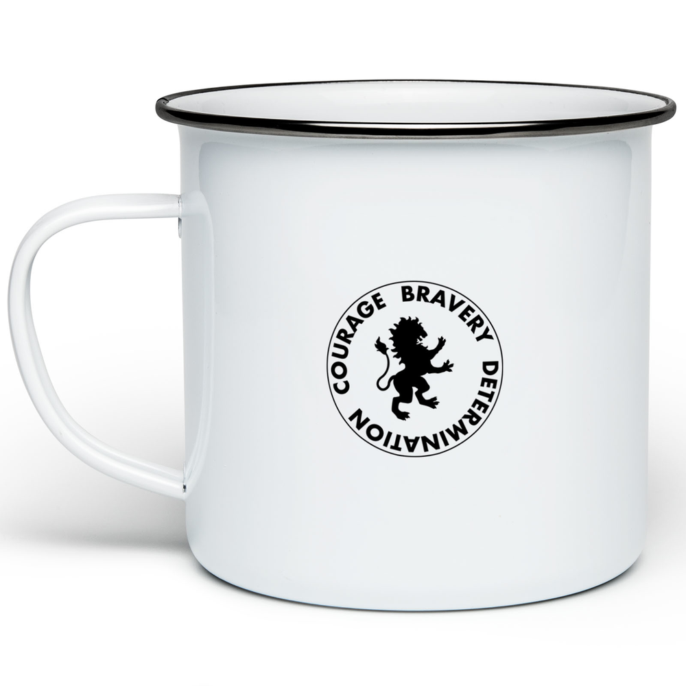 Harry Potter Gryffindor House Enamel Mug - White Bild 1