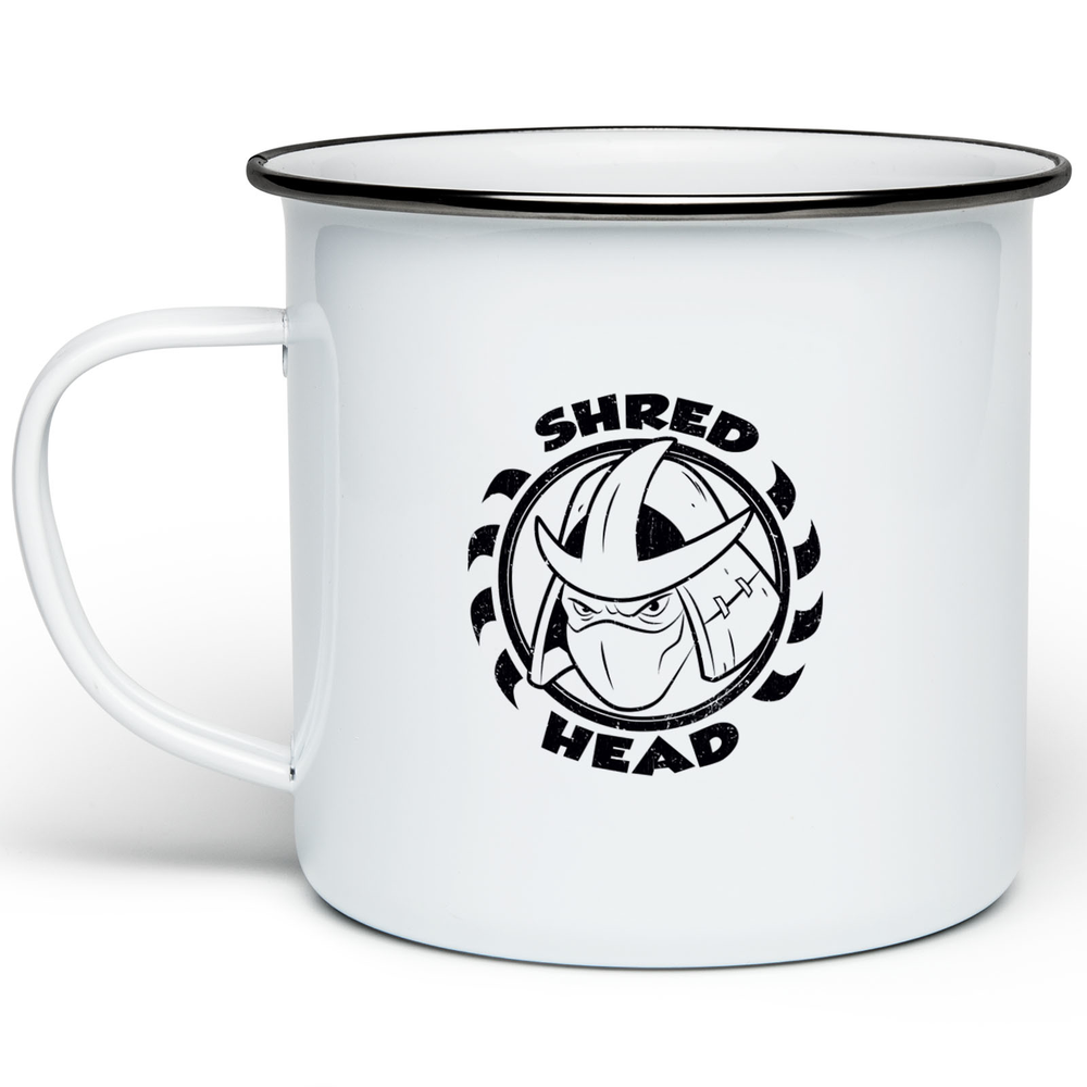 Teenage Mutant Ninja Turtles Shred Head Enamel Mug - White Bild 1