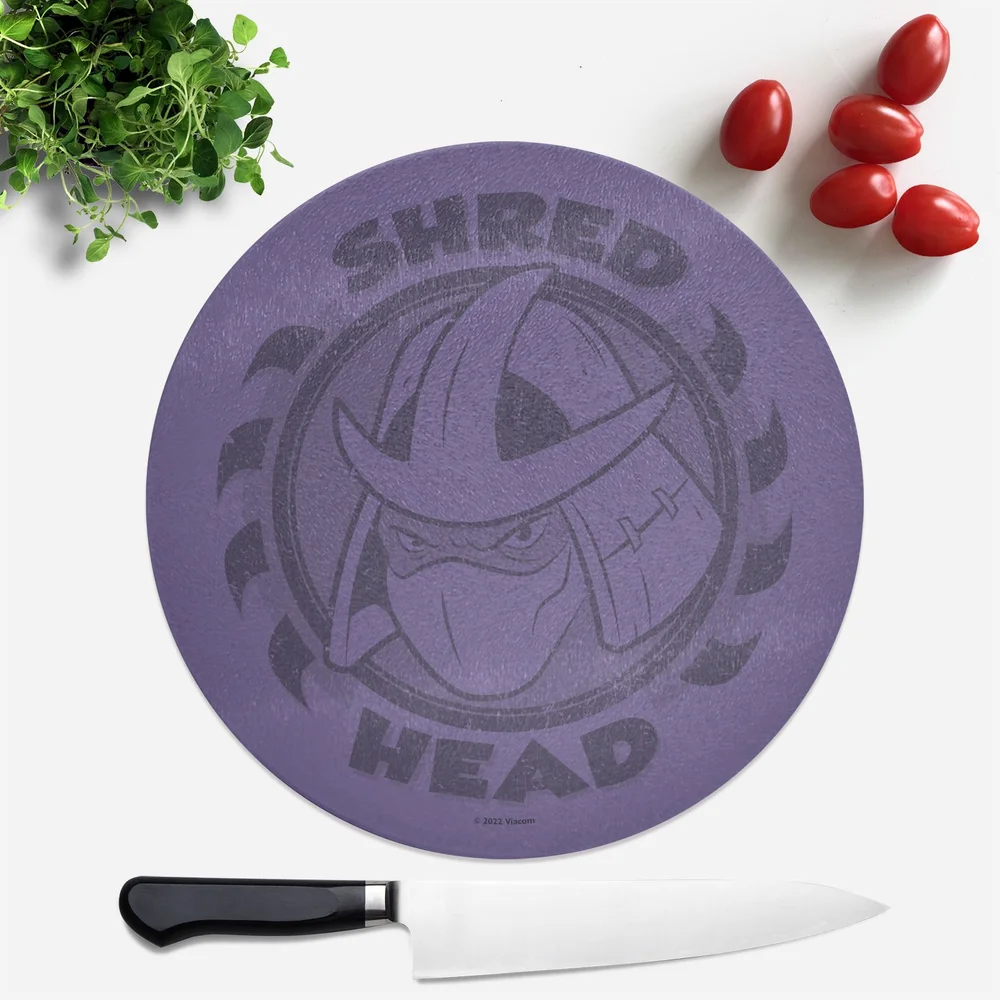 Teenage Mutant Ninja Turtles Shred Head Round Chopping Board Bild 1