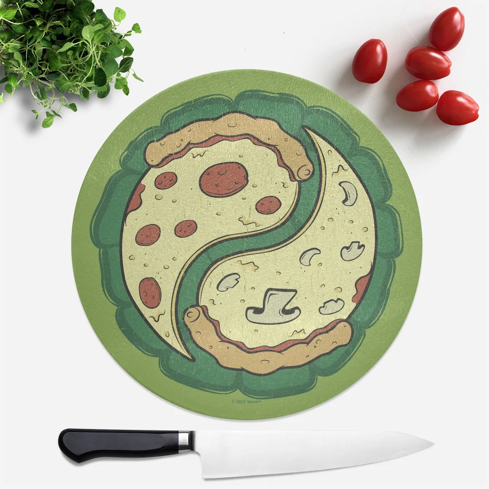 Teenage Mutant Ninja Turtles The World's Most Fearsome Fighting Team Round Chopping Board Bild 1