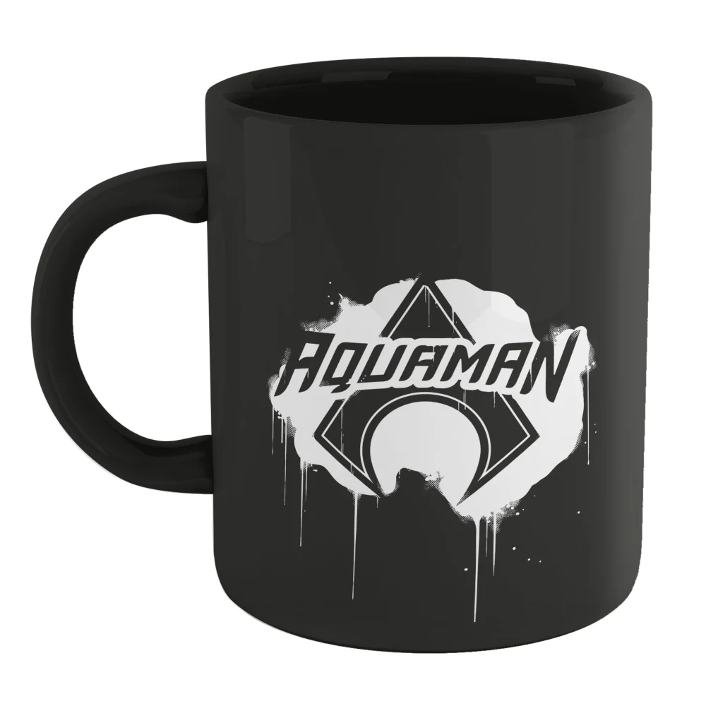 Aquaman Graffiti Mug - Black Bild 1