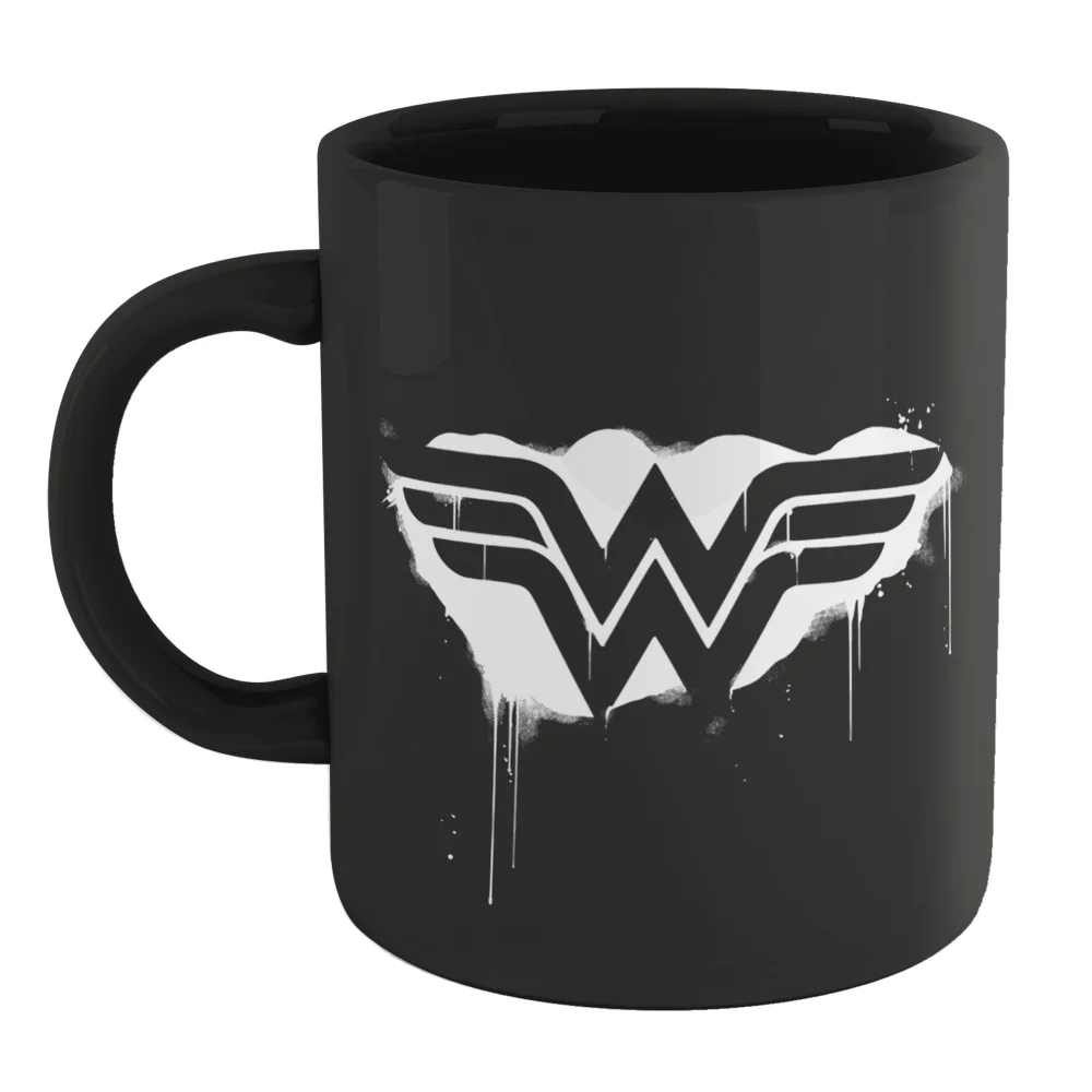 Wonder Woman Graffiti Mug - Black Bild 1