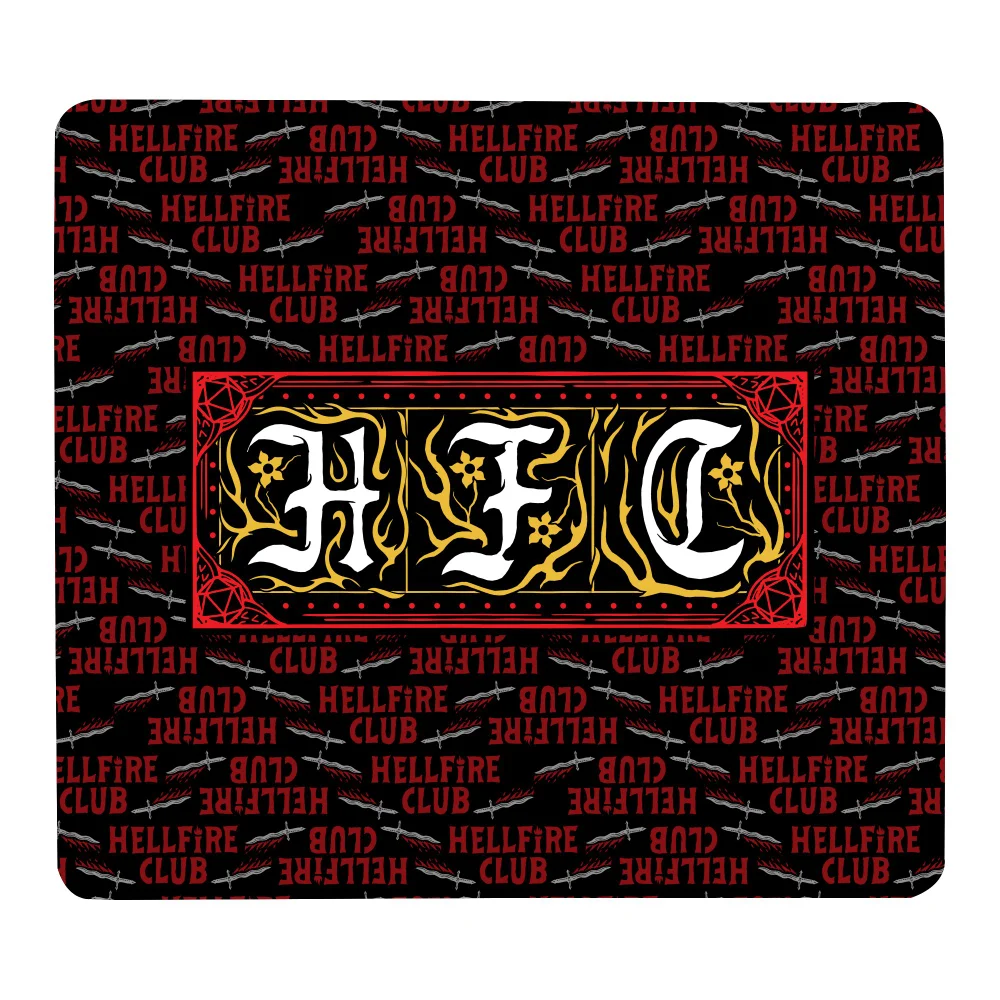 Stranger Things Hellfire Club Text Gaming Mouse Mat - Klein Bild 1