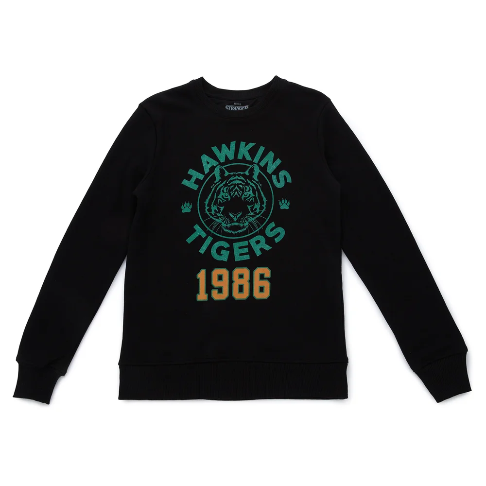Stranger Things Hawkins Tigers 1986 Sweatshirt - Black - S Bild 1