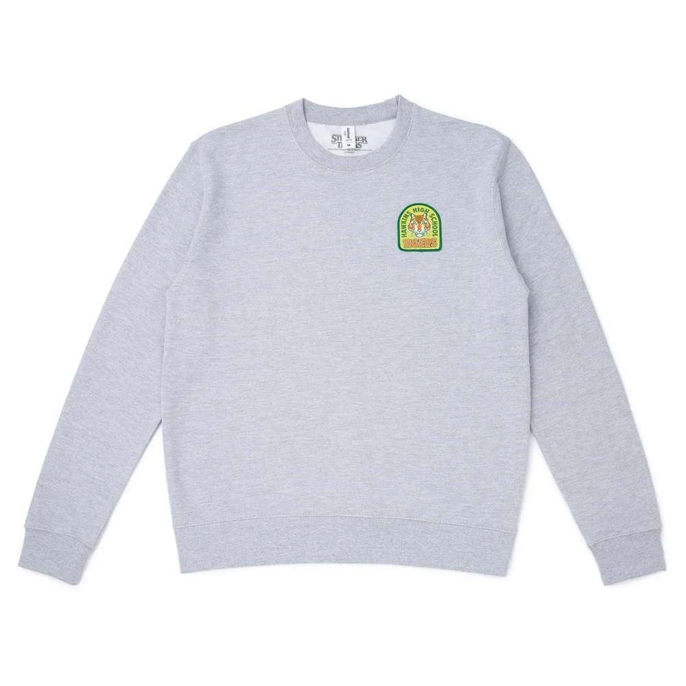 Stranger Things Tigers Badge Sweatshirt - Grey - L Bild 1