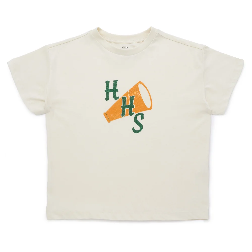 Stranger Things HHS Cheerleading Women's Cropped T-Shirt - Cream - XS Bild 1