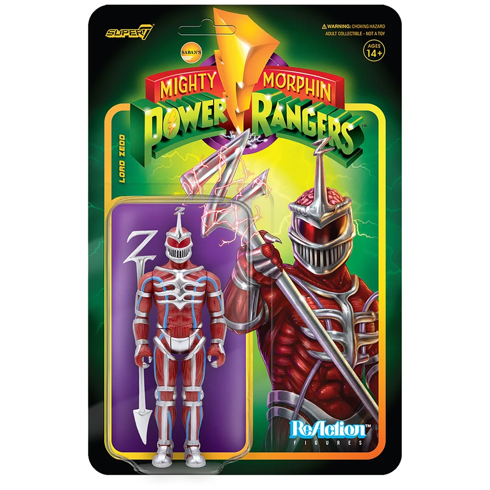 Super7 Mighty Morphin' Power Rangers Reaction Figure - Lord Zedd Bild 1