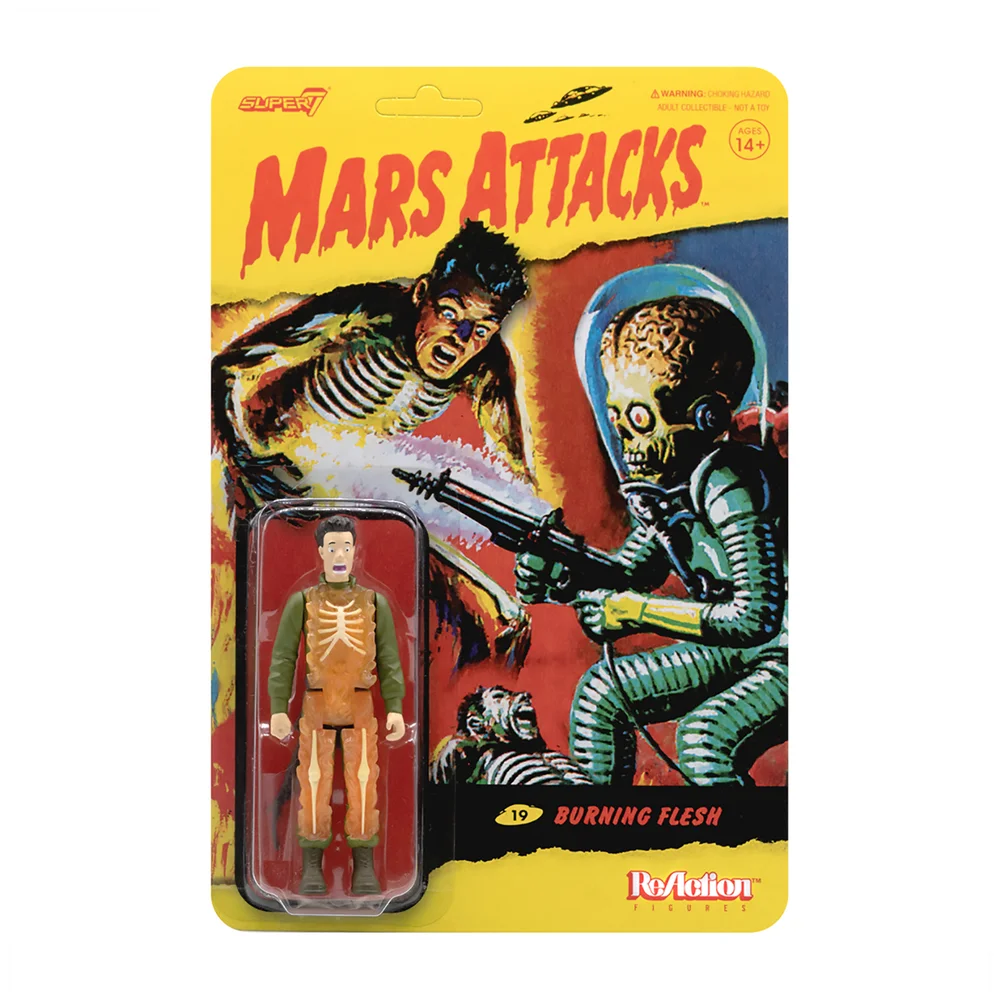 Super7 Mars Attacks Reaction Figure - Burning Flesh Bild 1