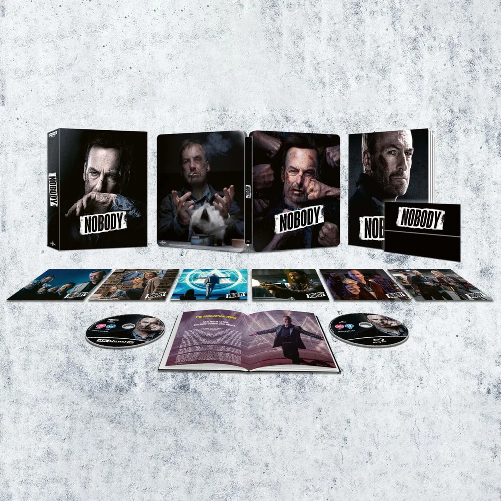 Nobody - Zavvi Exclusive Limited Collectors Edition 4K UHD Steelbook (Includes Blu-ray) Bild 1