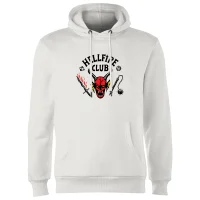 Stranger Things Hellfire Club Hoodie - White - undefined undefined