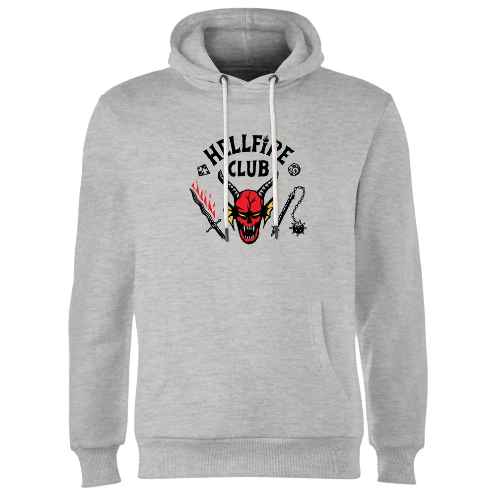 Stranger Things Hellfire Club Hoodie - Grey - S Bild 1