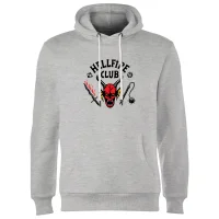 Stranger Things Hellfire Club Hoodie - Grey - undefined undefined