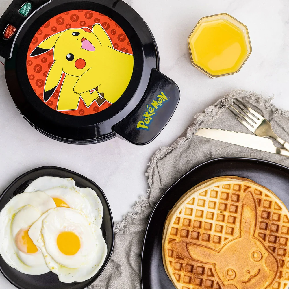 Pokémon Pikachu Waffle Maker - UK Plug Bild 1