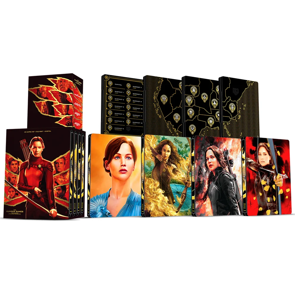 The Hunger Games: The Ultimate 4K Ultra HD Steelbook Collection (Includes Blu-ray) Bild 1