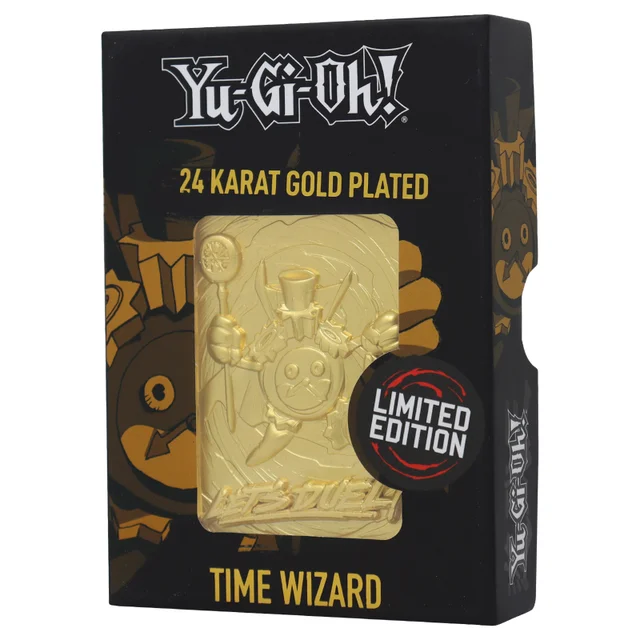 Yu Gi Oh! Limited Edition 24K Gold Plated Collectible Time Wizard by Fanattik