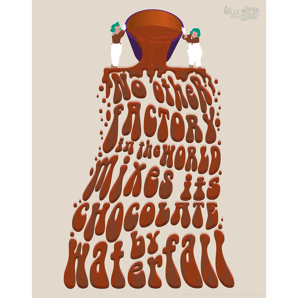 Willy Wonka Limited Edition Art Print by Fanattik Bild 1
