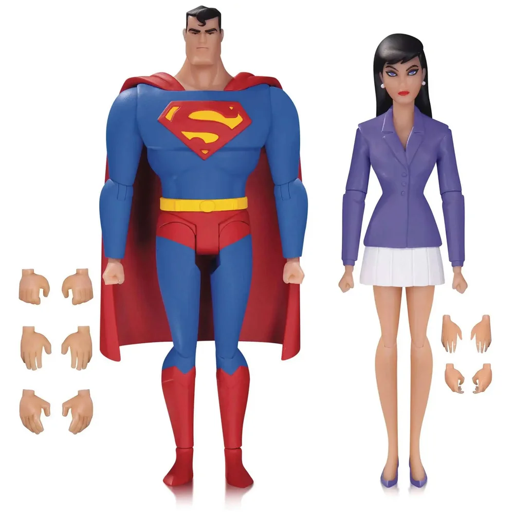 Superman Animated - DC 6 Inch Action Figure: Box Set - Superman & Lois Lane 2-Pack Bild 1