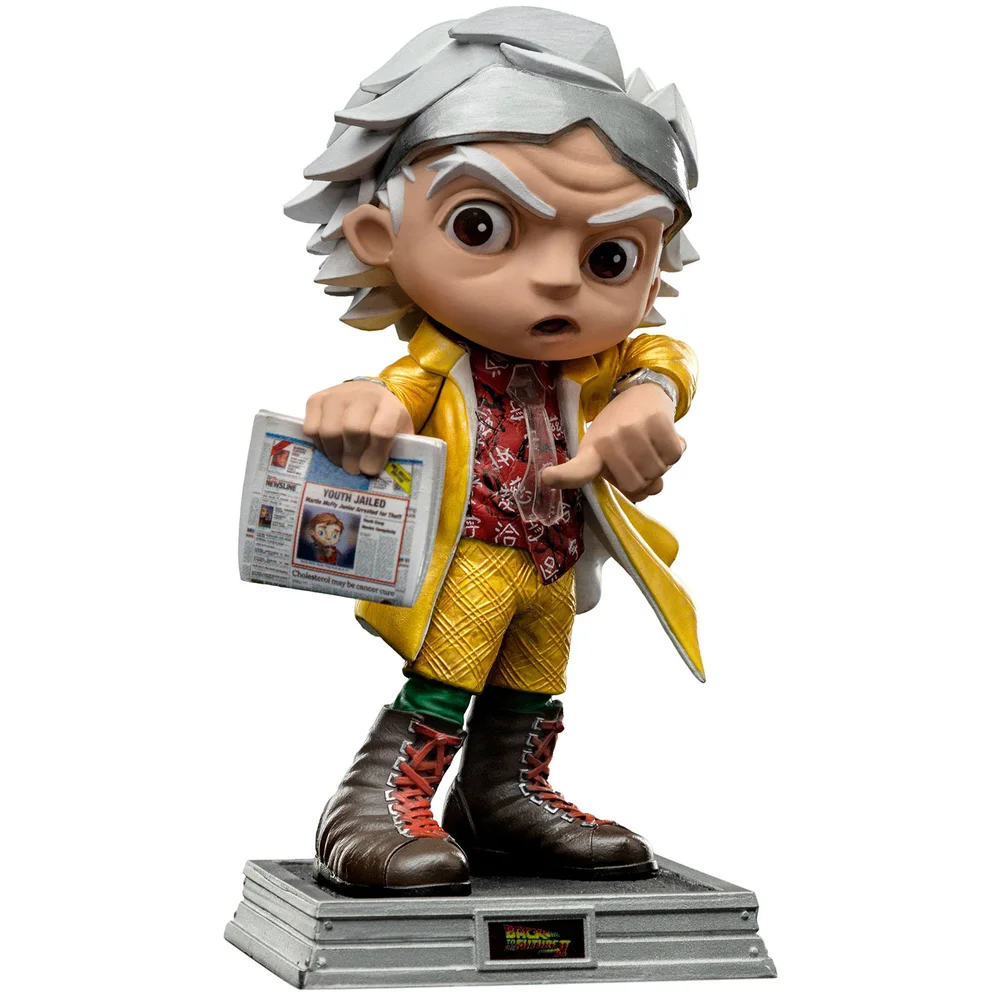 Iron Studios Back to the Future II Mini Co. PVC Figure Doc Brown 15cm Bild 1