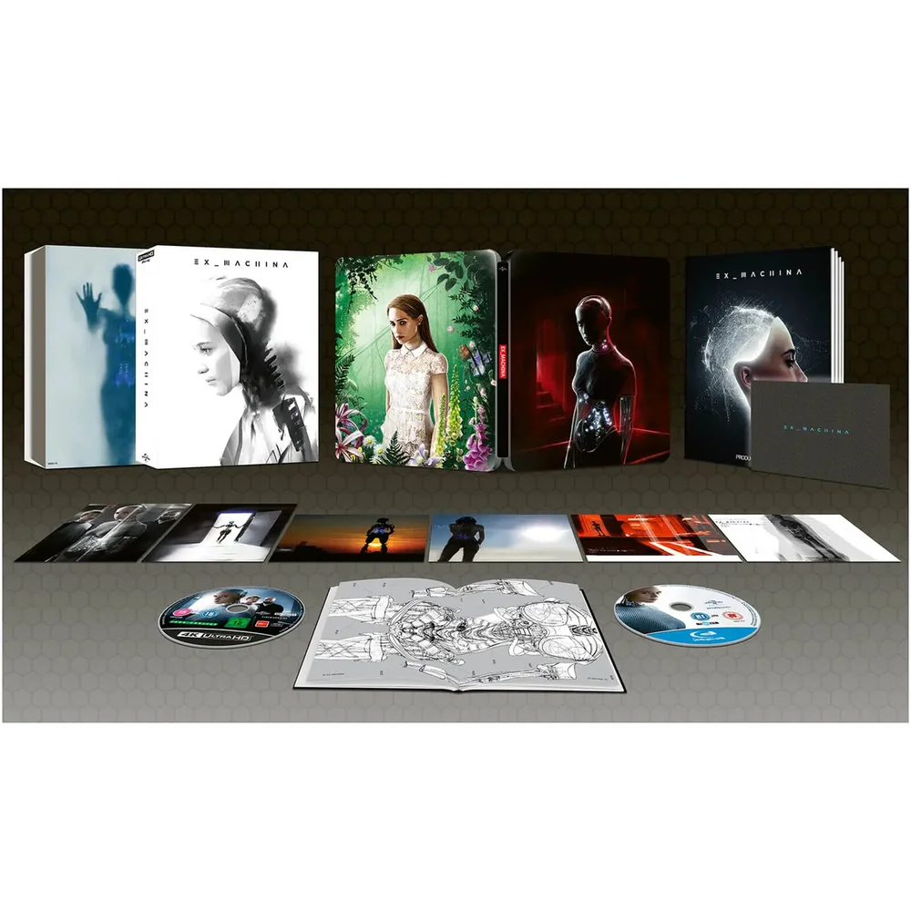 Ex Machina Zavvi Exclusive Special Edition 4K Ultra HD Steelbook (Includes Blu-ray) Bild 1
