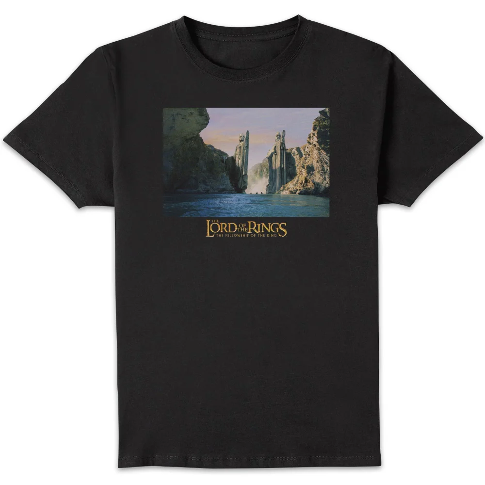 Lord Of The Rings Argonath Men's T-Shirt - Black - S Bild 1