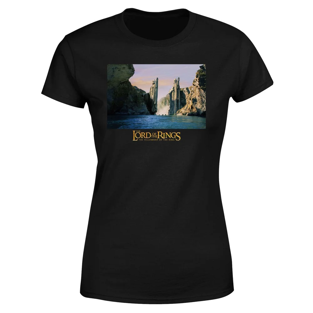 Lord Of The Rings Argonath Women's T-Shirt - Black - XS Bild 1