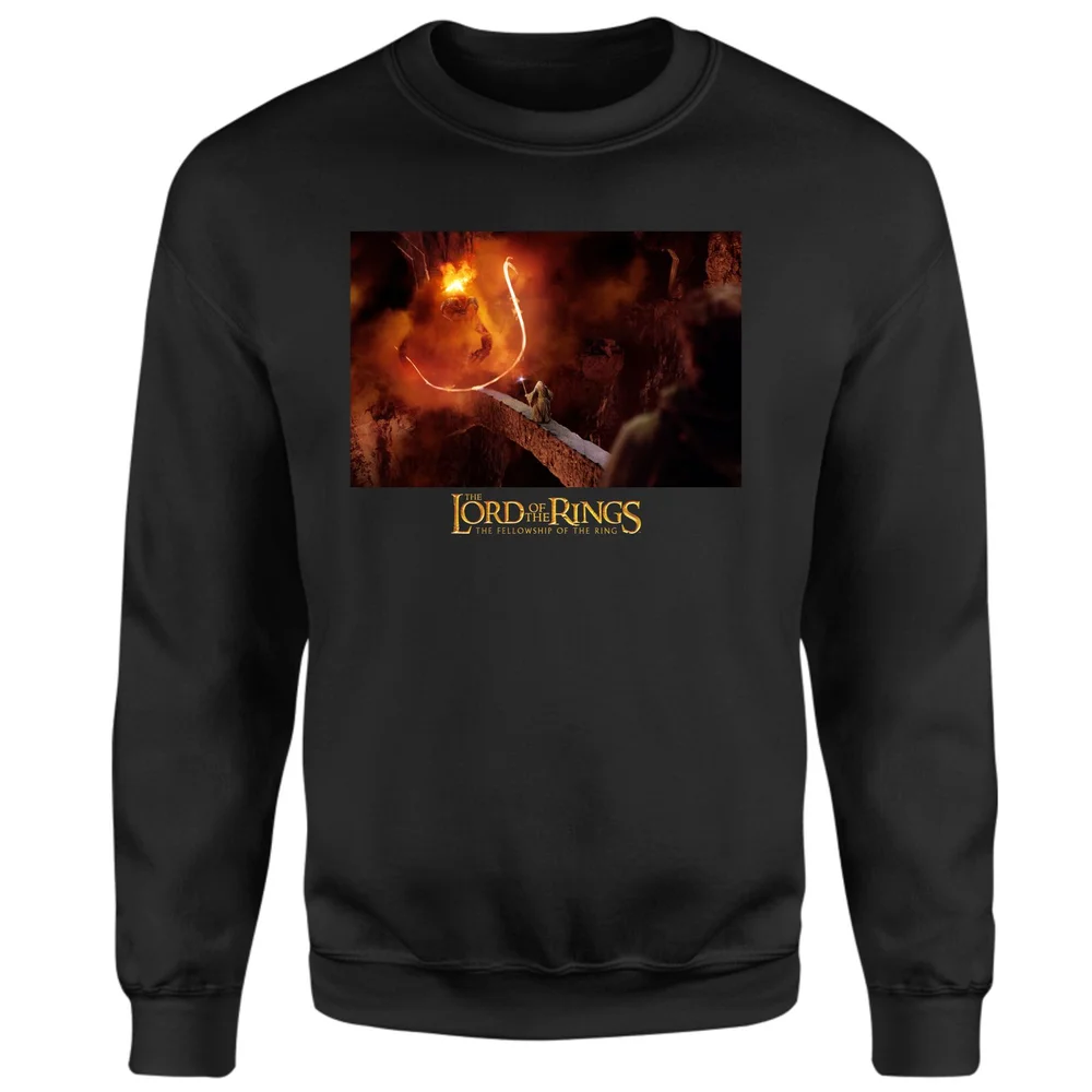 Lord Of The Rings You Shall Not Pass Sweatshirt - Black - S Bild 1