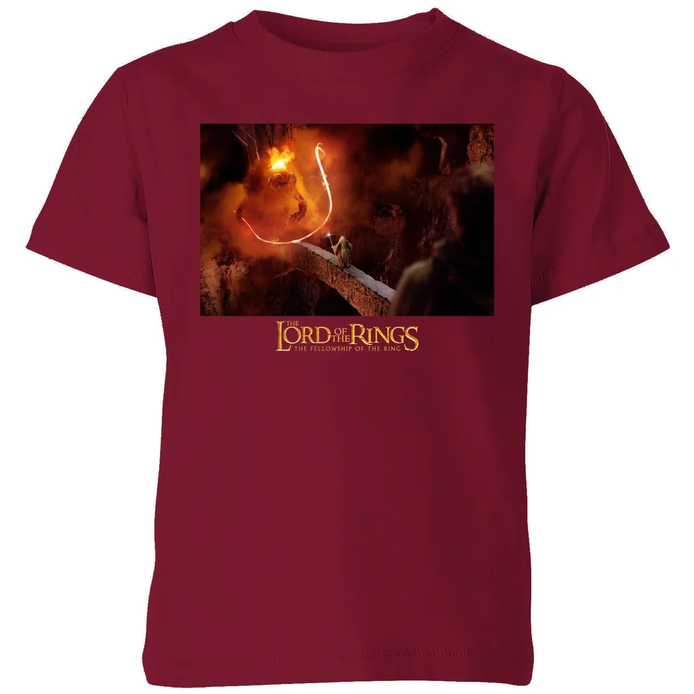 Lord Of The Rings You Shall Not Pass Kids' T-Shirt - Burgundy - 3-4 Jahre Bild 1